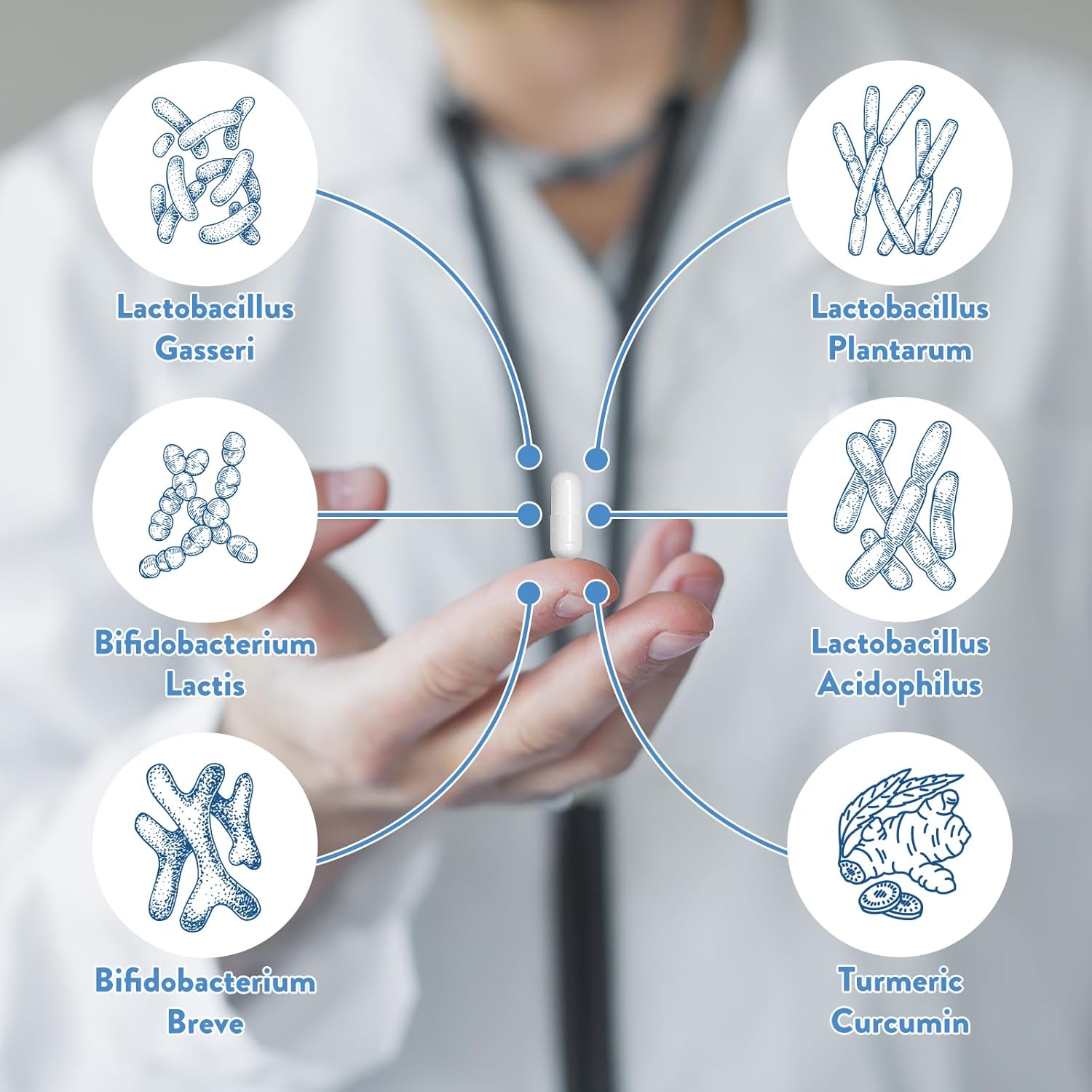 Liver Support Supplement with 120 Billion CFUs Probiotics - Detox & Renewal for Men and Women - Optimal Wellness - Gluten-Free, Dairy-Free, Vegan, Non-GMO - 60 Capsules