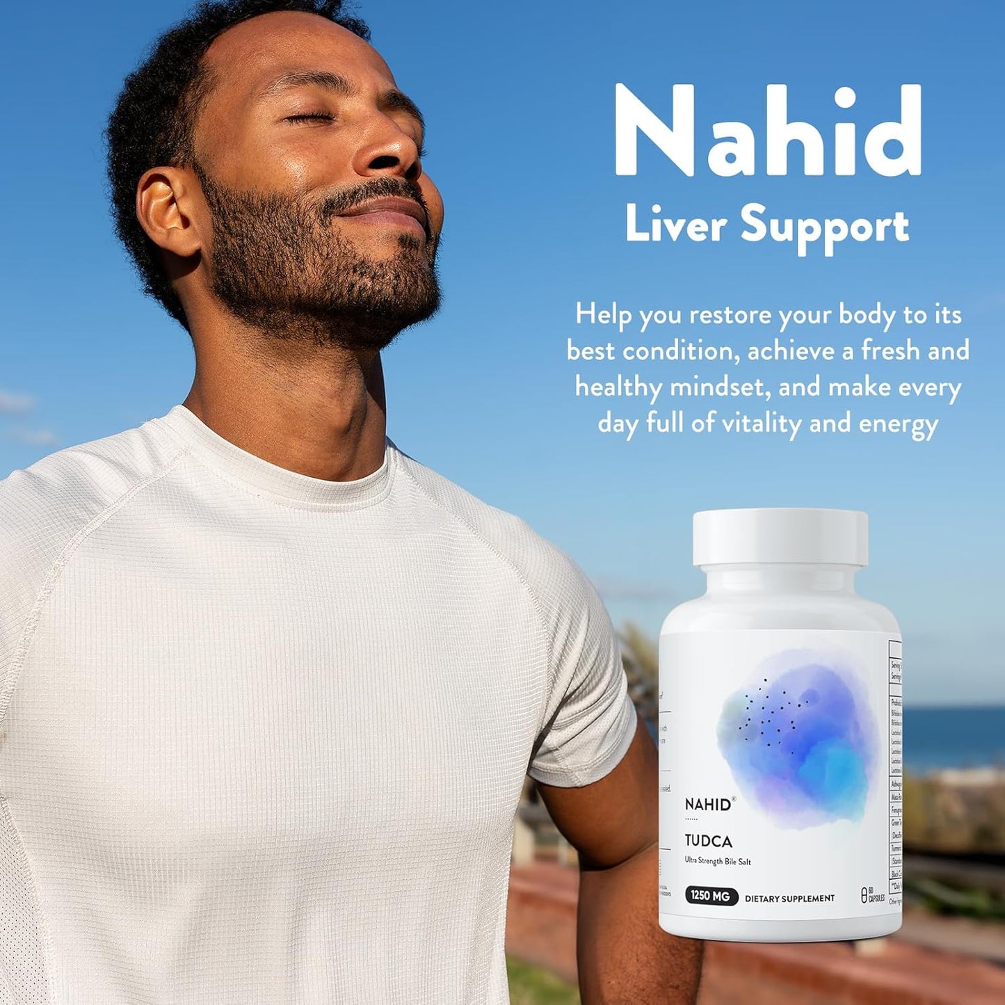 Liver Support Supplement with 120 Billion CFUs Probiotics - Detox & Renewal for Men and Women - Optimal Wellness - Gluten-Free, Dairy-Free, Vegan, Non-GMO - 60 Capsules