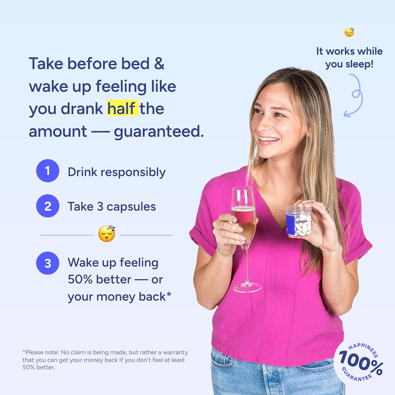 Liver Support Supplement with DHM and L-Cysteine for Hangover Relief and Recovery - 12 Doses