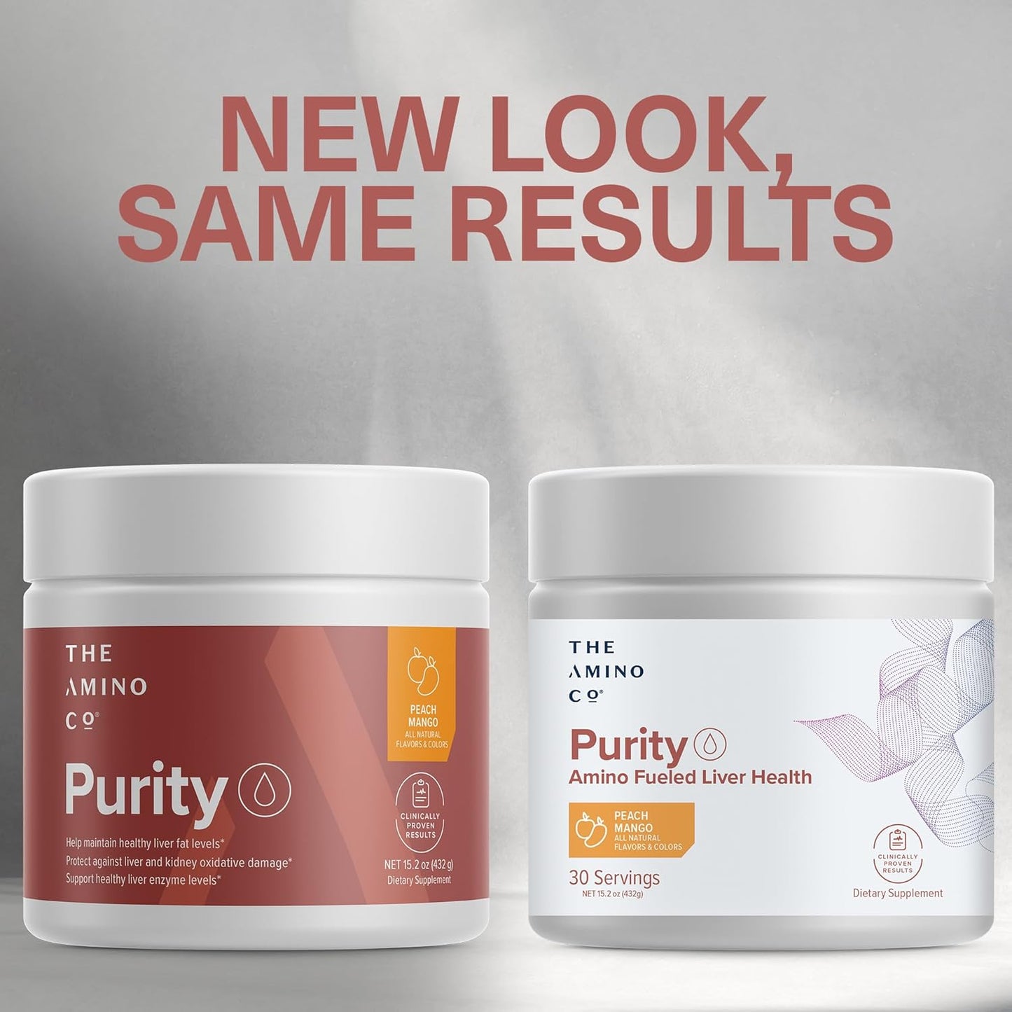 Liver Support Supplement with Essential Amino Acids for Liver Detox Cleanse - Peach Mango Flavor - 30 Servings - Boost Liver Health for Optimal Support by The Amino CO. Purity
