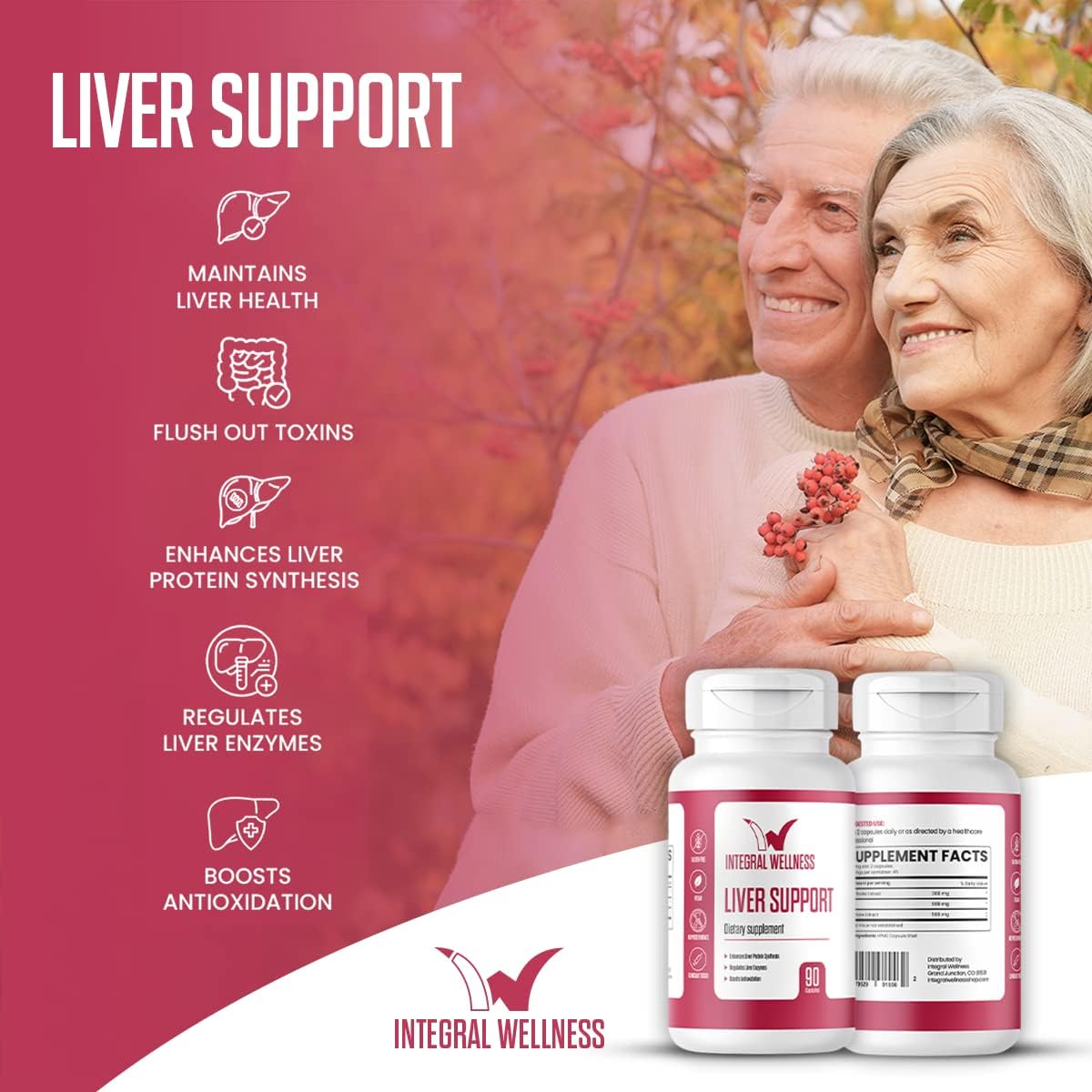 Liver Support Supplement with Milk Thistle, NAC, and Artichoke Extract - 90 Capsules, 3rd Party Tested & Filler Free