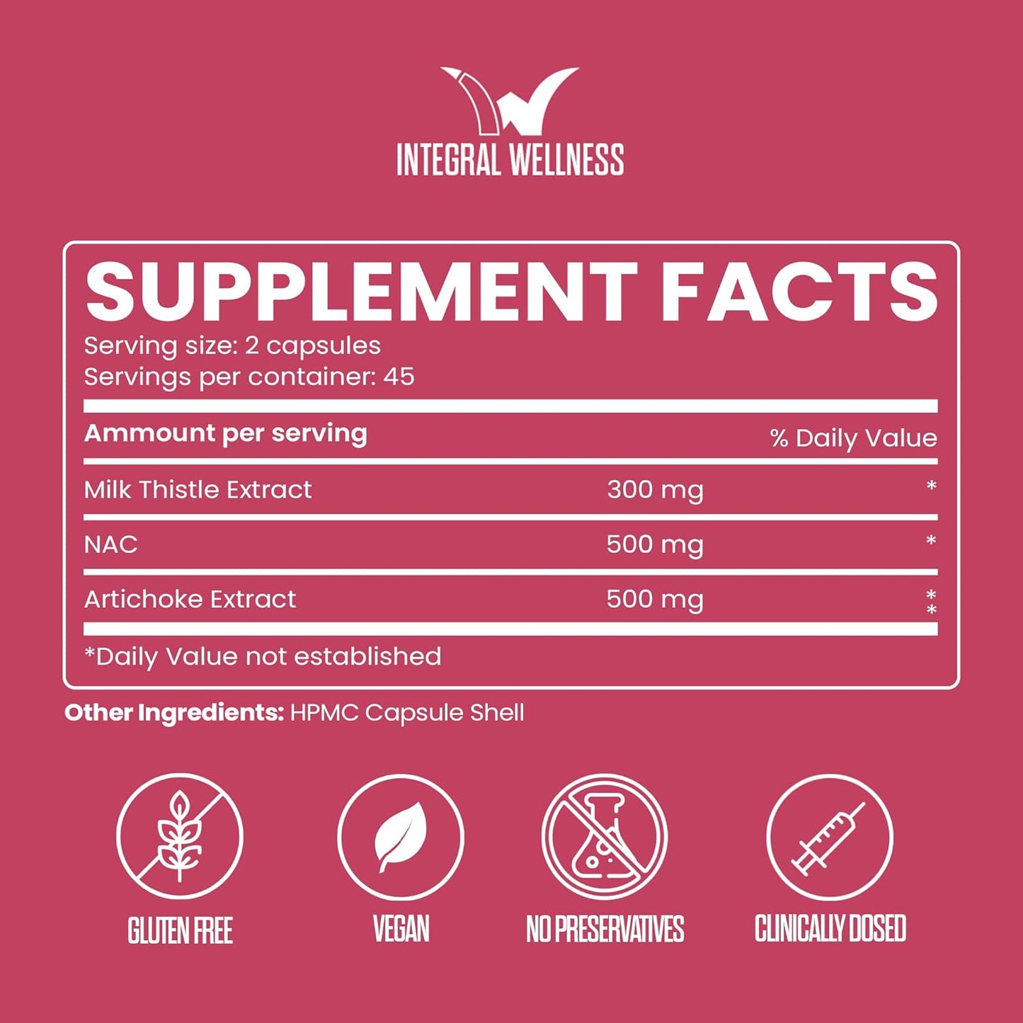 Liver Support Supplement with Milk Thistle, NAC, and Artichoke Extract - 90 Capsules, 3rd Party Tested & Filler Free