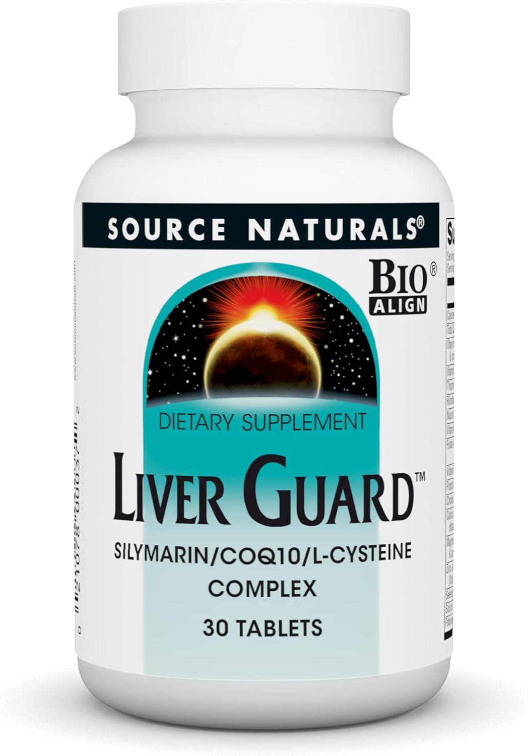 Liver Support Supplement with Silymarin, CoQ10, and N-Acetyl Cysteine - 30 Tablets by Source Naturals
