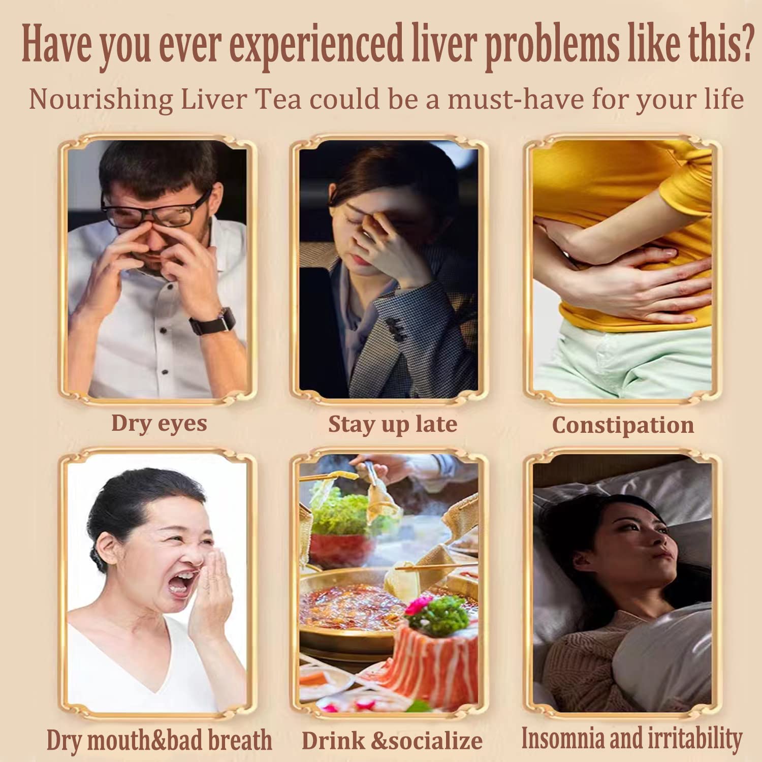 Liver Tea with 18 Herbal Flavors for Liver Health - 60 Bags (2 Boxes)