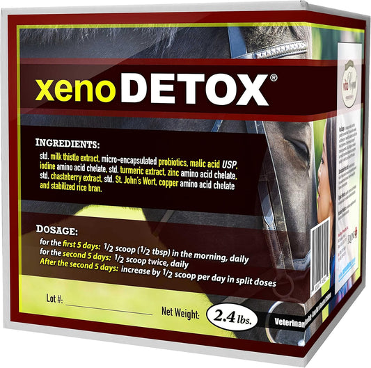 Liver & Thyroid Support Formula for Horses - Natural Herbs for Skin Conditions, Standardized Human-Grade