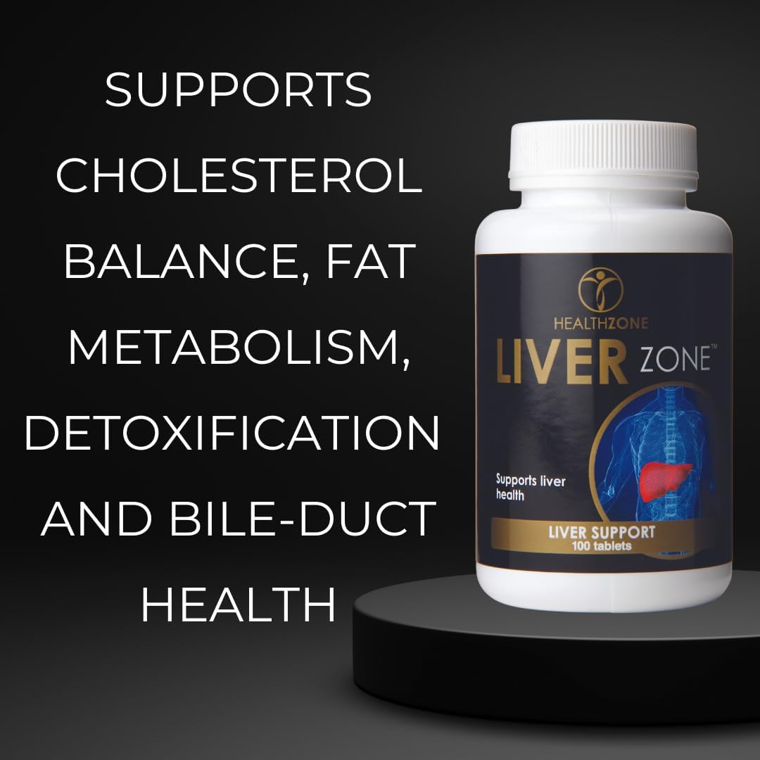 Liver Zone Supplement - Promotes Liver Health, Fat Digestion, and Cholesterol Balance