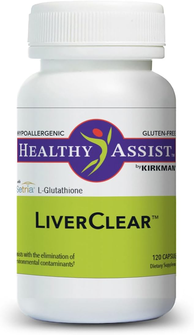 LiverClear Supplement with Vitamin C, E, Selenium, and Milk Thistle - 120 Capsules for Natural Body Cleansing