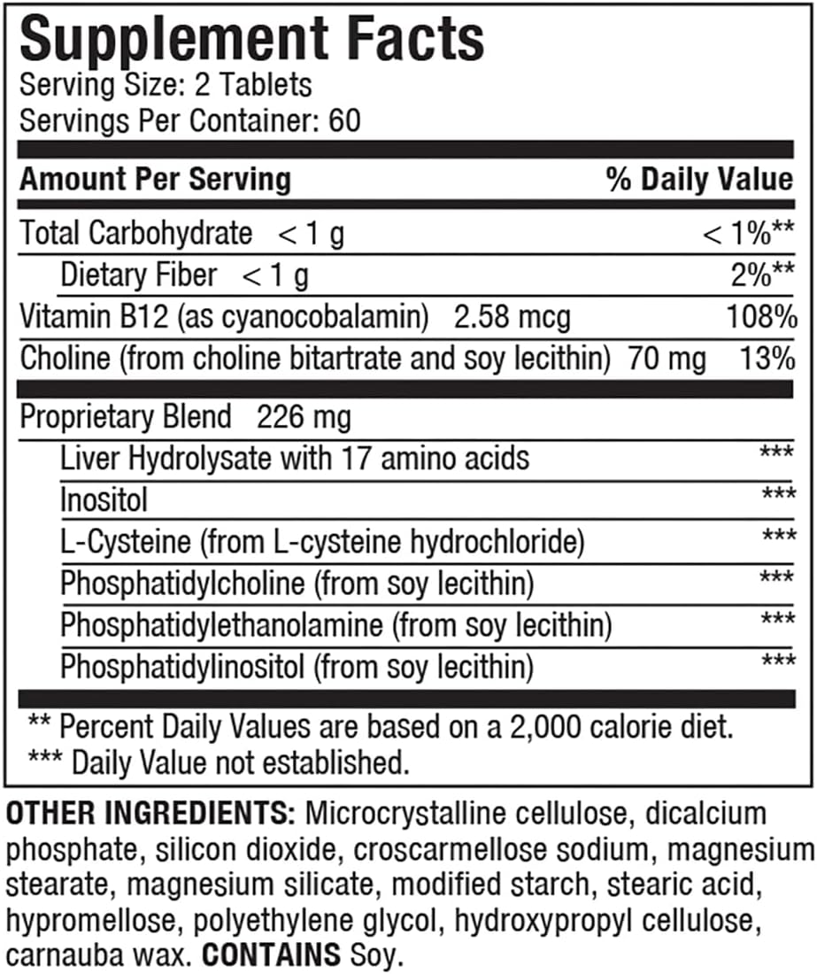 Liverite Liver Aid 120 Tablets for Liver Support, Cleanse, and Function - Boost Energy Levels with Liver Care Supplement