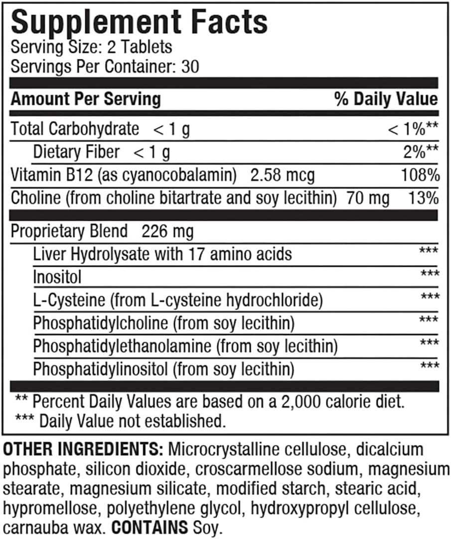 Liverite Liver Aid Tablets - 60 Count - Supports Liver Health and Function