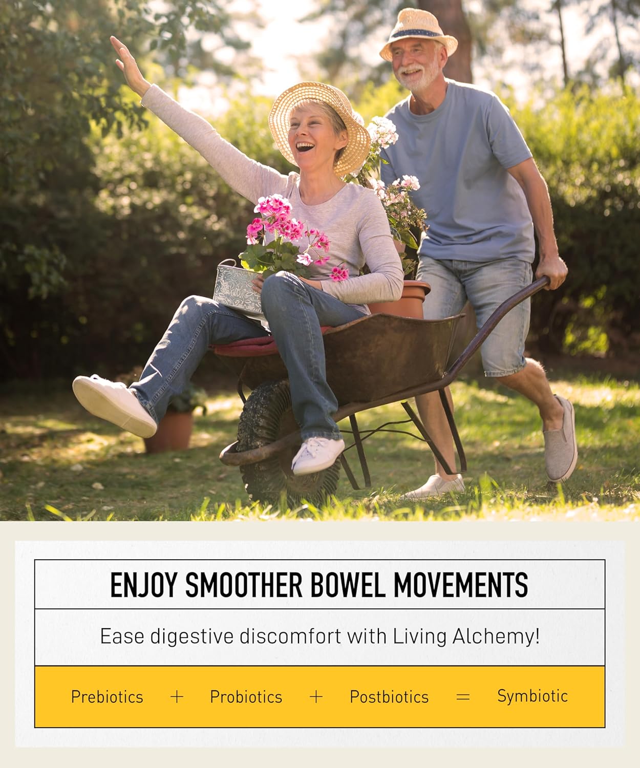 Living Alchemy Your Flora Probiotic Regenesis Capsules - Non-GMO Blend with Fermented Soybean, Artichoke, & Chicory for Gut Health, Prebiotics, Postbiotics, Digestive Enzymes - 60 Count