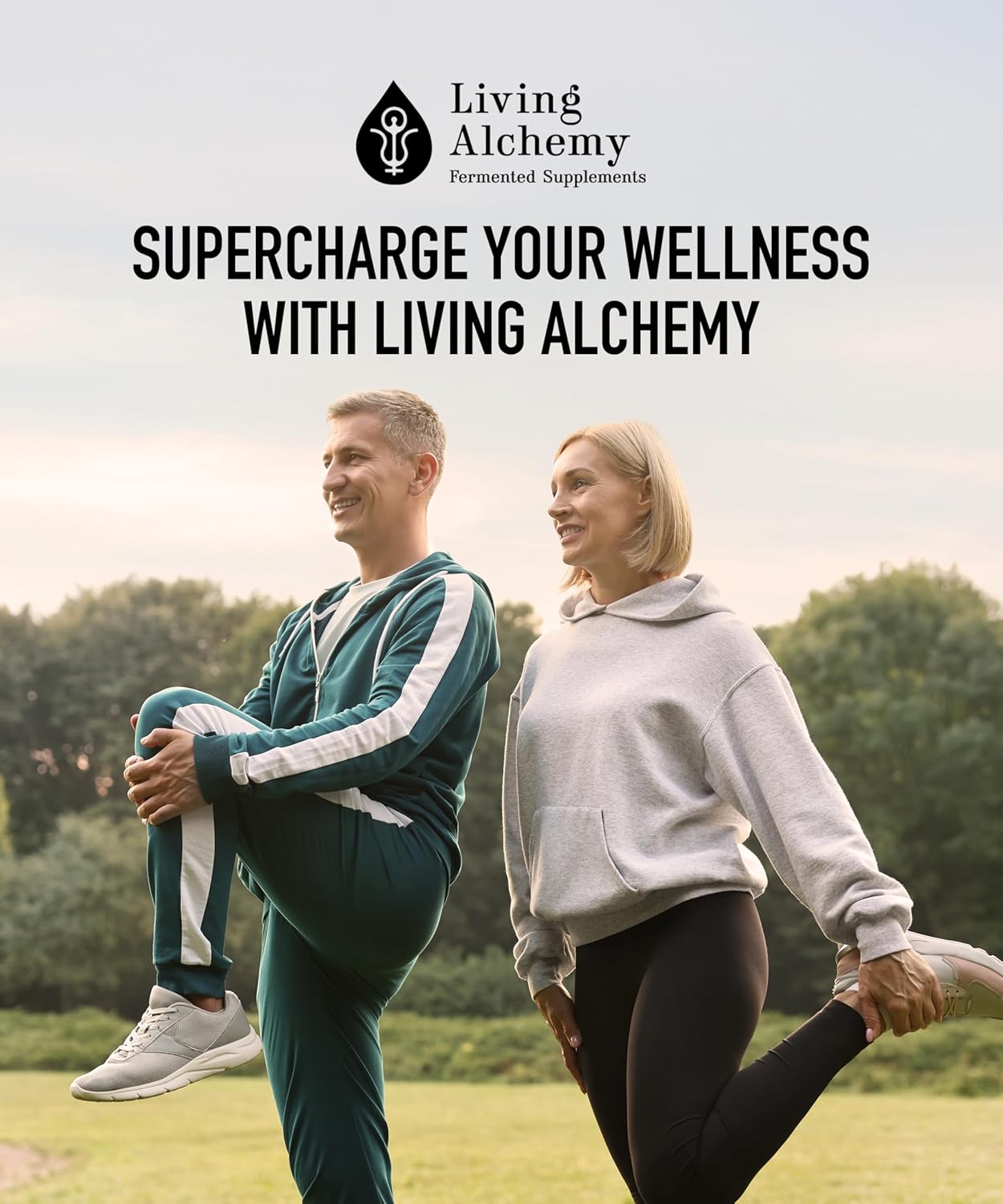 Living Alchemy Your Flora Probiotic Regenesis Capsules - Non-GMO Blend with Fermented Soybean, Artichoke, & Chicory for Gut Health, Prebiotics, Postbiotics, Digestive Enzymes - 60 Count