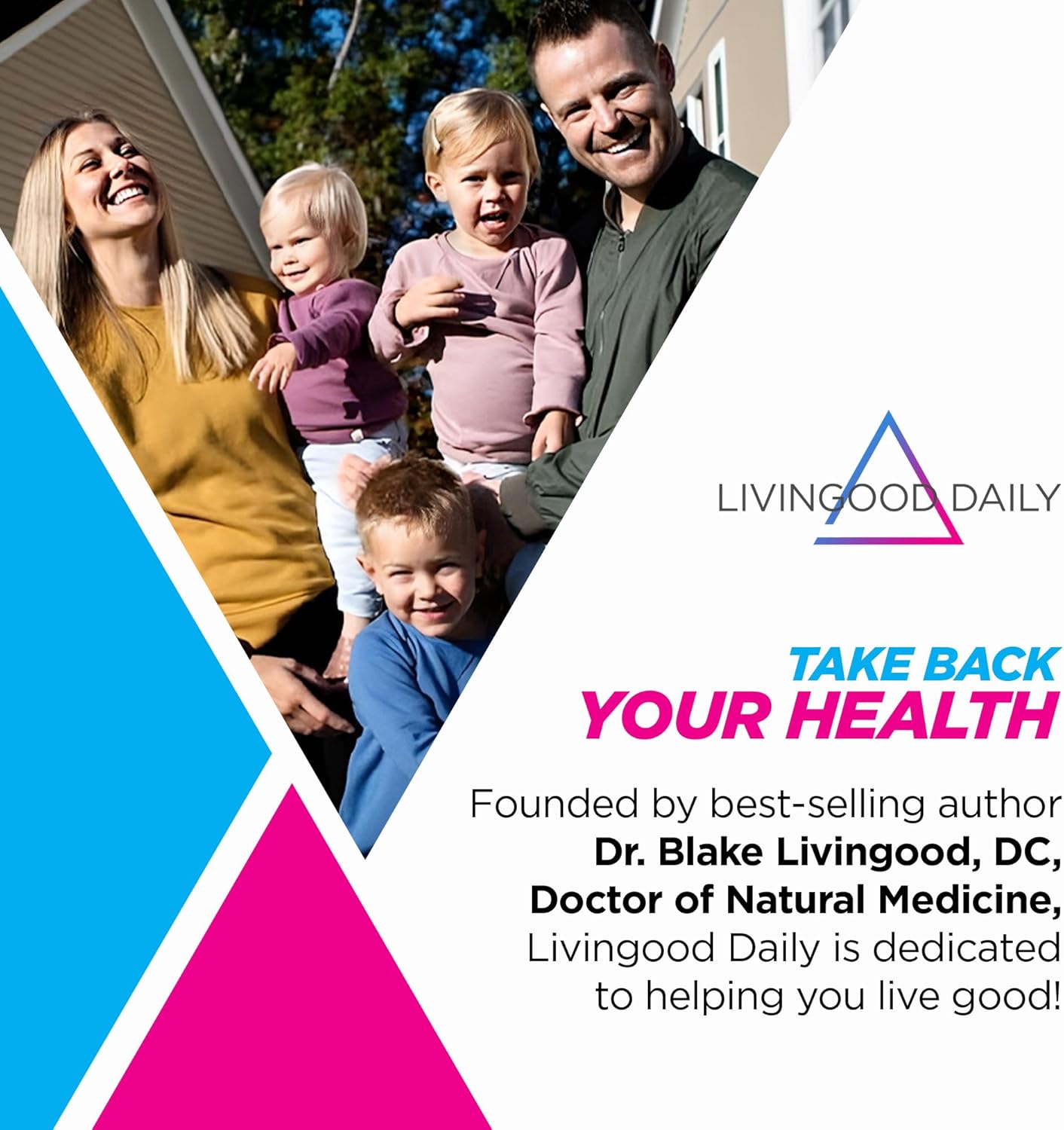 Livingood Daily Vitamin D3 K2 4000 IU Supplement - Immune Support with 9 Essential Nutrients - 60 Capsules