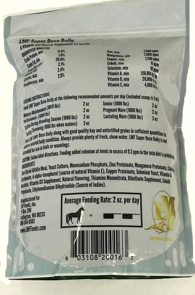 LMF Super Dose Daily 4 lb. Bag - High-Quality Feed Supplement for Horses