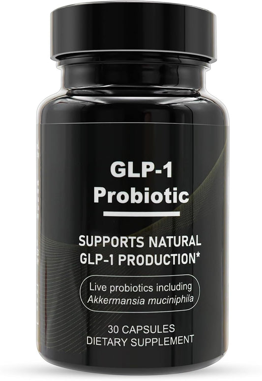 LMUWECNO GLP-1 Probiotic - 500M AFU Multi-Strain Probiotic for Appetite Control & Gut Health, Delayed Release Formula, Third-Party Tested - Men & Women