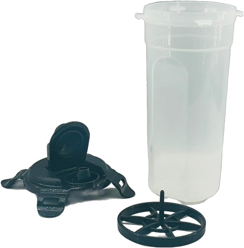 LockLock BisFree HPL934H Plastic Drink Mixer Bottle 500 mL with Capacity Markings & Leak-Proof Lid