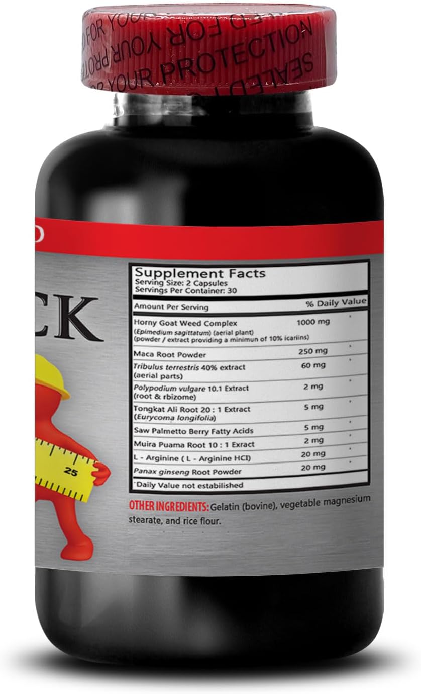 LONGJACK Size UP Natural Male Enchantment Pills - Increase Size and Length - tongkat ali Extract - Men's Health Solution - 2 Bottles