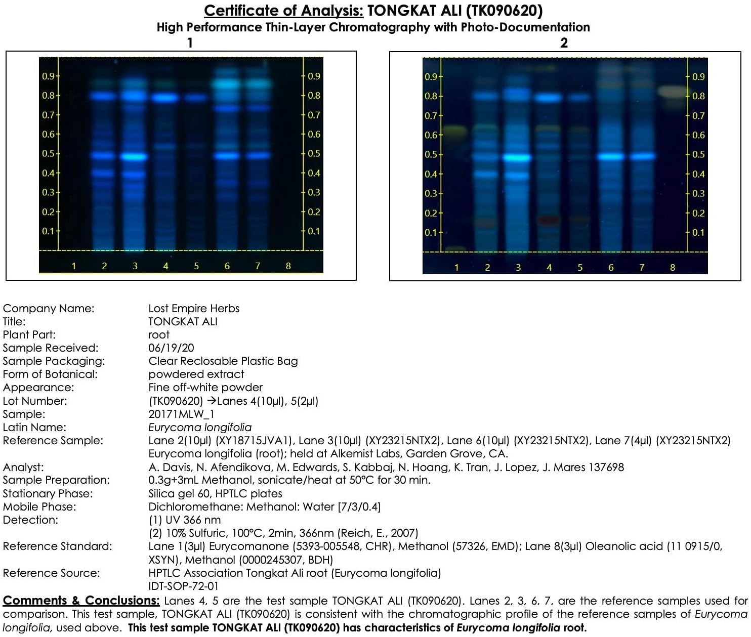 Lost Empire Herbs Tongkat Ali Capsules - 100:1 Water Soluble Extract for Men | Unleash Nature's Power