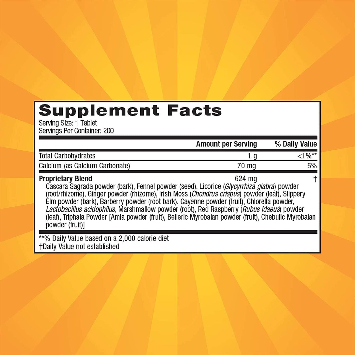 Lumintrail Super Cleanse Extra Strength Toxin Detox Tablets with Pill Case, 200 Count - Gentle Total Body Cleanse & Digestive Support