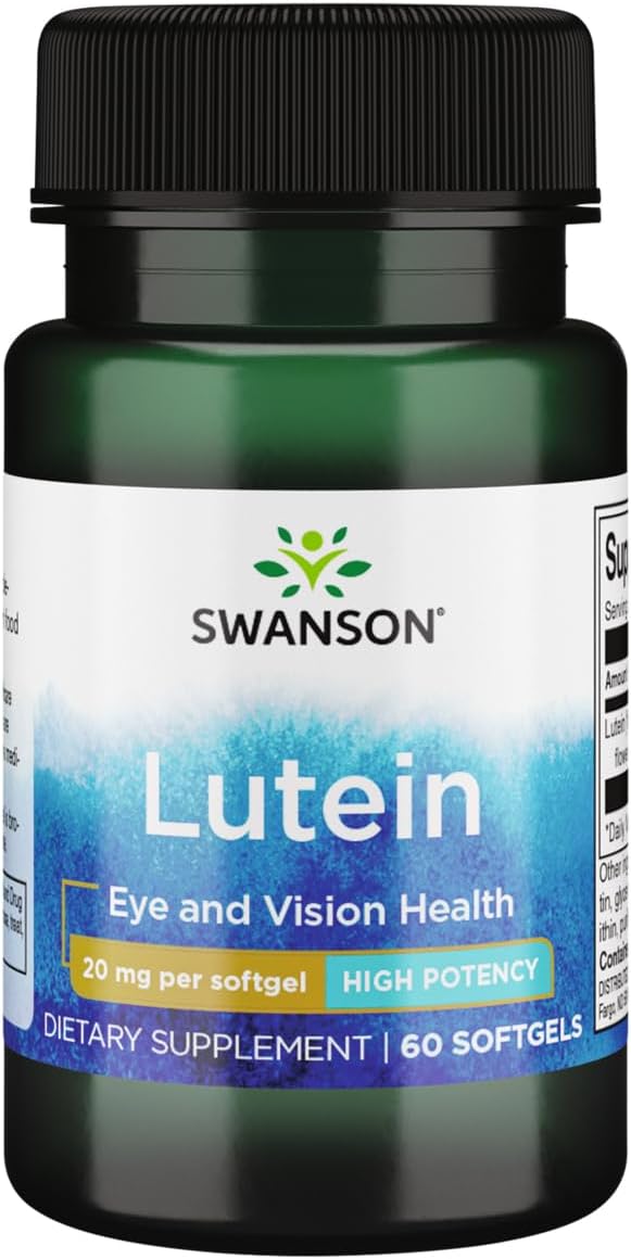 Lutein 20mg Softgels by Swanson - 60 Count