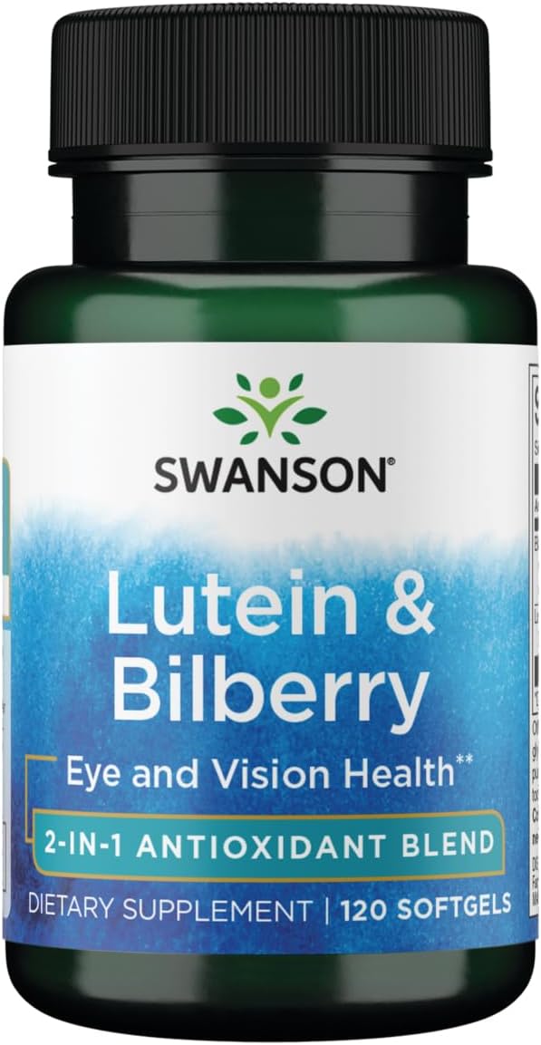 Lutein and Bilberry Softggels for Eye Health and Fatigue Relief - 120 Count