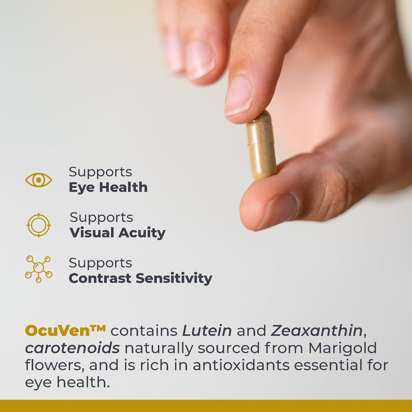 Lutein and Zeaxanthin Eye Health Supplement for Adults and Seniors - 60 Capsules