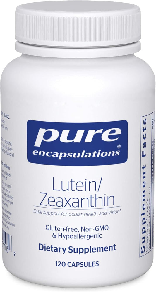 Lutein & Zeaxanthin Capsules for Vision Support - Vegan & Non-GMO - 120 Capsules - Antioxidant Eye Health Supplement