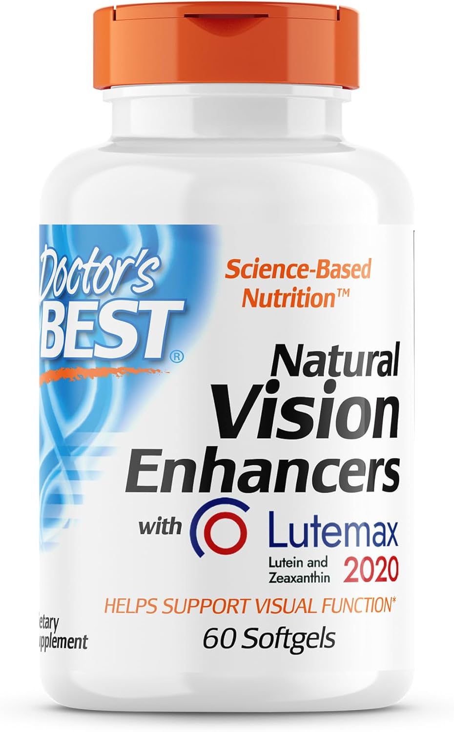 Lutemax 2020 Vision Enhancers for Eye Health & Blue-Light Filtering - 60 Softgels