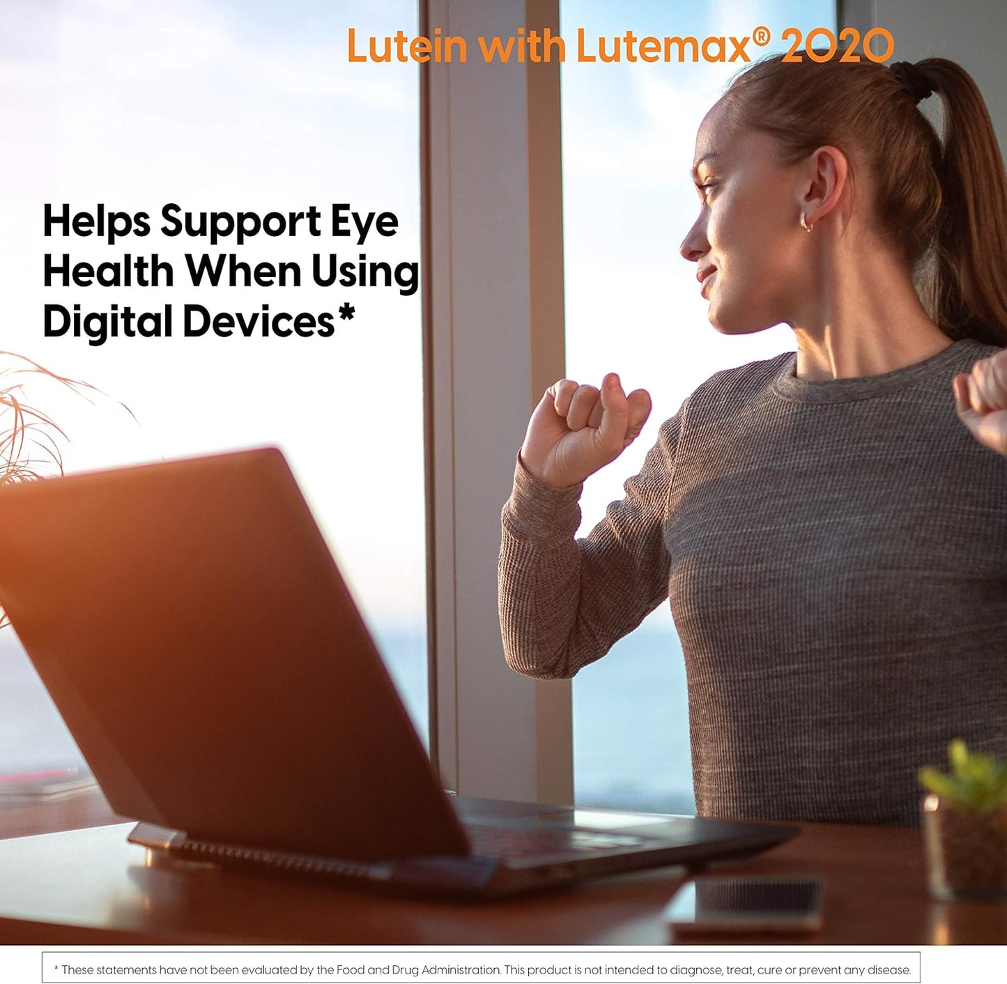 Lutemax Lutein Supplement for Eye Health - 20 mg, 180 Softgels, Non-GMO, Gluten Free, Soy Free - Doctor's Best