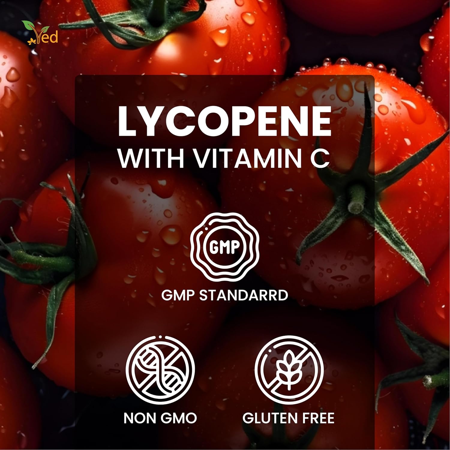 Lycopene Supplement 100mg | 180 Tablets (2-Pack) - High Potency Antioxidant Formula