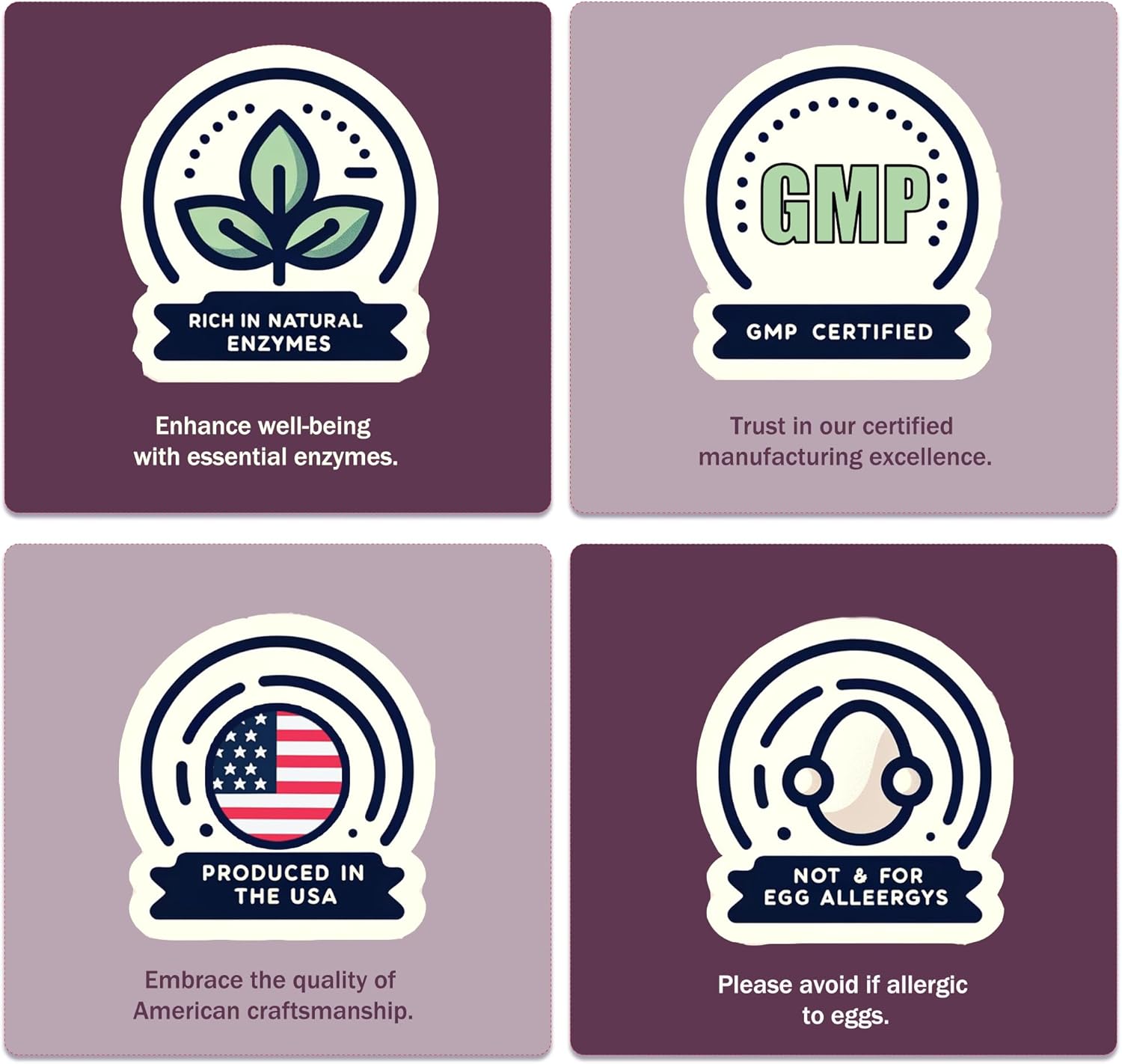 Lysozyme Supplement for Inflammation Support, Immune Boost & Digestive Health - H-HOLYMA WLM AAAAA