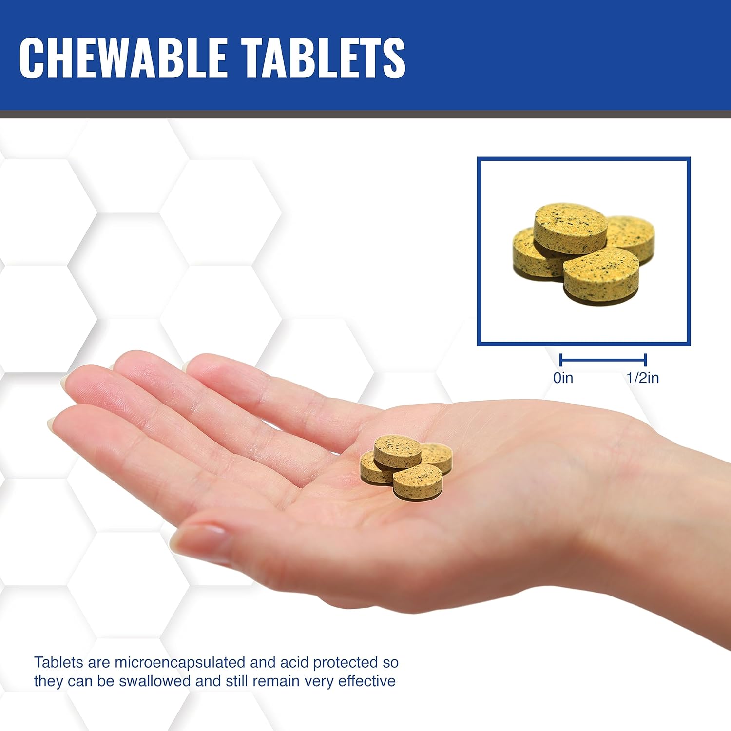 MAAC10 NADH and CoQ10 Chewable Tablets for Energy and Focus - 60 Tablets (2 per Serving)