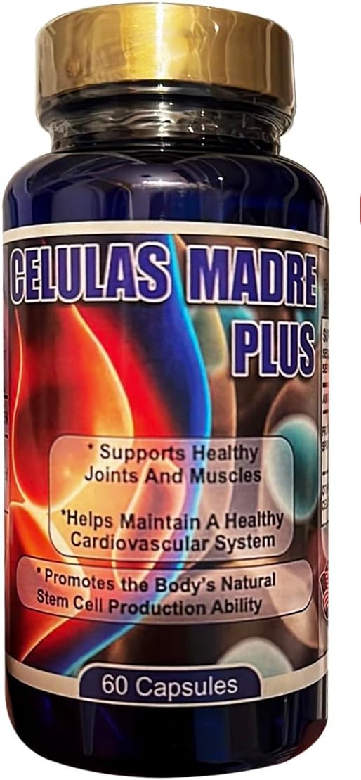 Madre Cell Plus Joint Pain Relief Supplement - 60 Capsules for 1 Month Treatment with AFA Algae