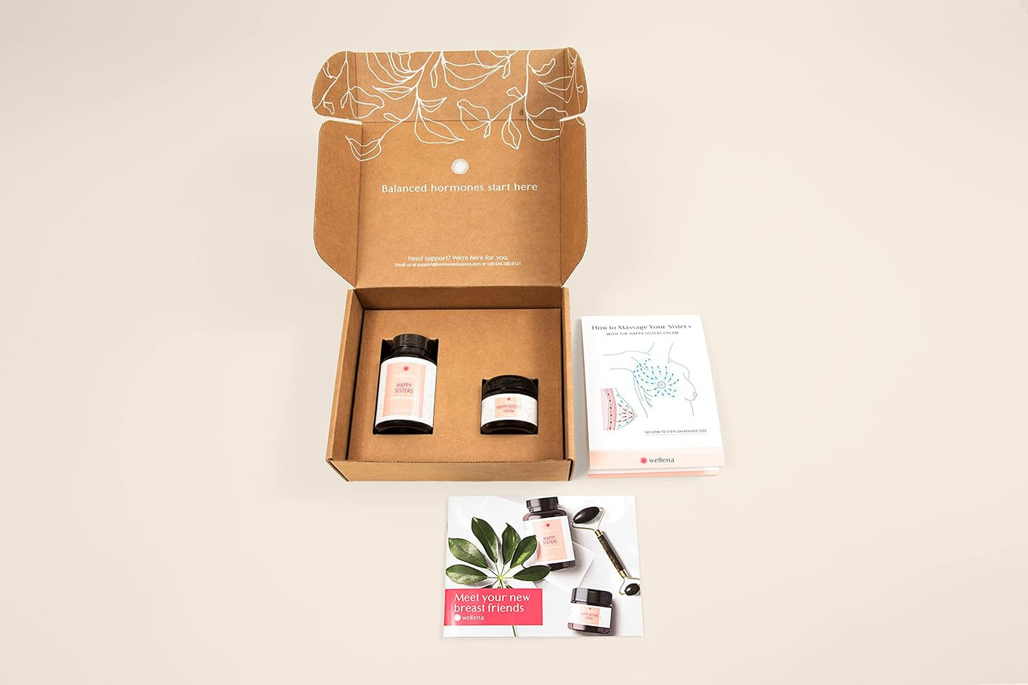 Magdalena's Happy Sisters Wellena Supplement | Promotes Estrogen Balance, Lymphatic System Health | 60-Day Supply