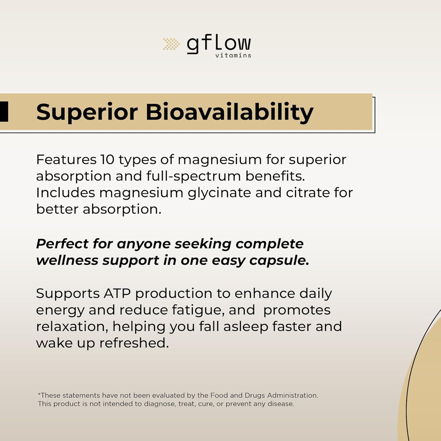 Magnesium Complex with Glycinate, L-Threonate, and B Vitamins for Enhanced Absorption and Wellness
