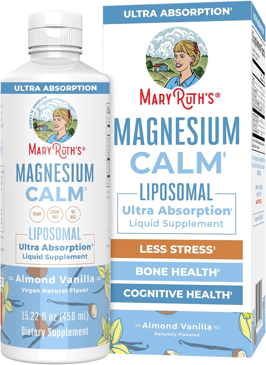Magnesium Liposomal Supplement for Muscle, Bone, and Mood Support - Vegan, Non-GMO, Gluten Free - 15.22 Fl Oz, 30 Servings