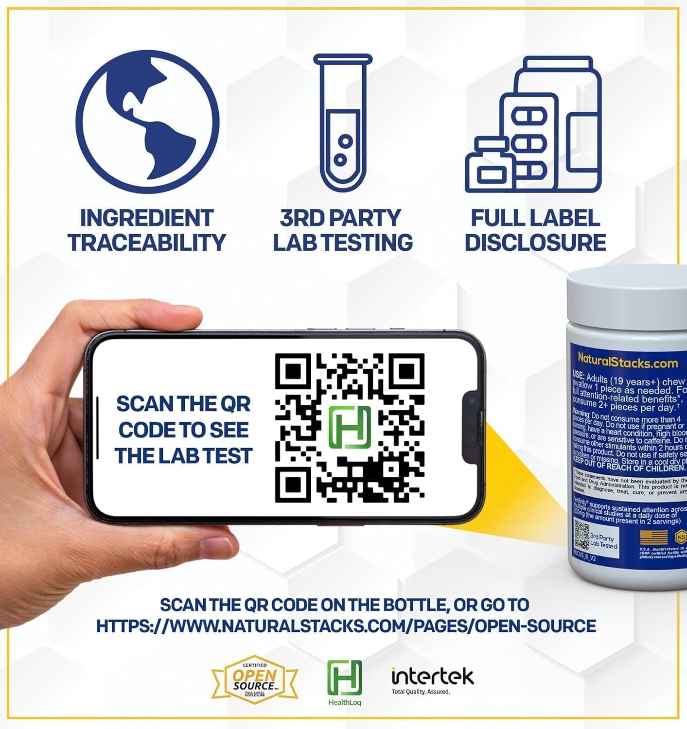 Magtech Magnesium & Focus Bites Bundle - Promotes Brain Health & Focus - 120 Pieces