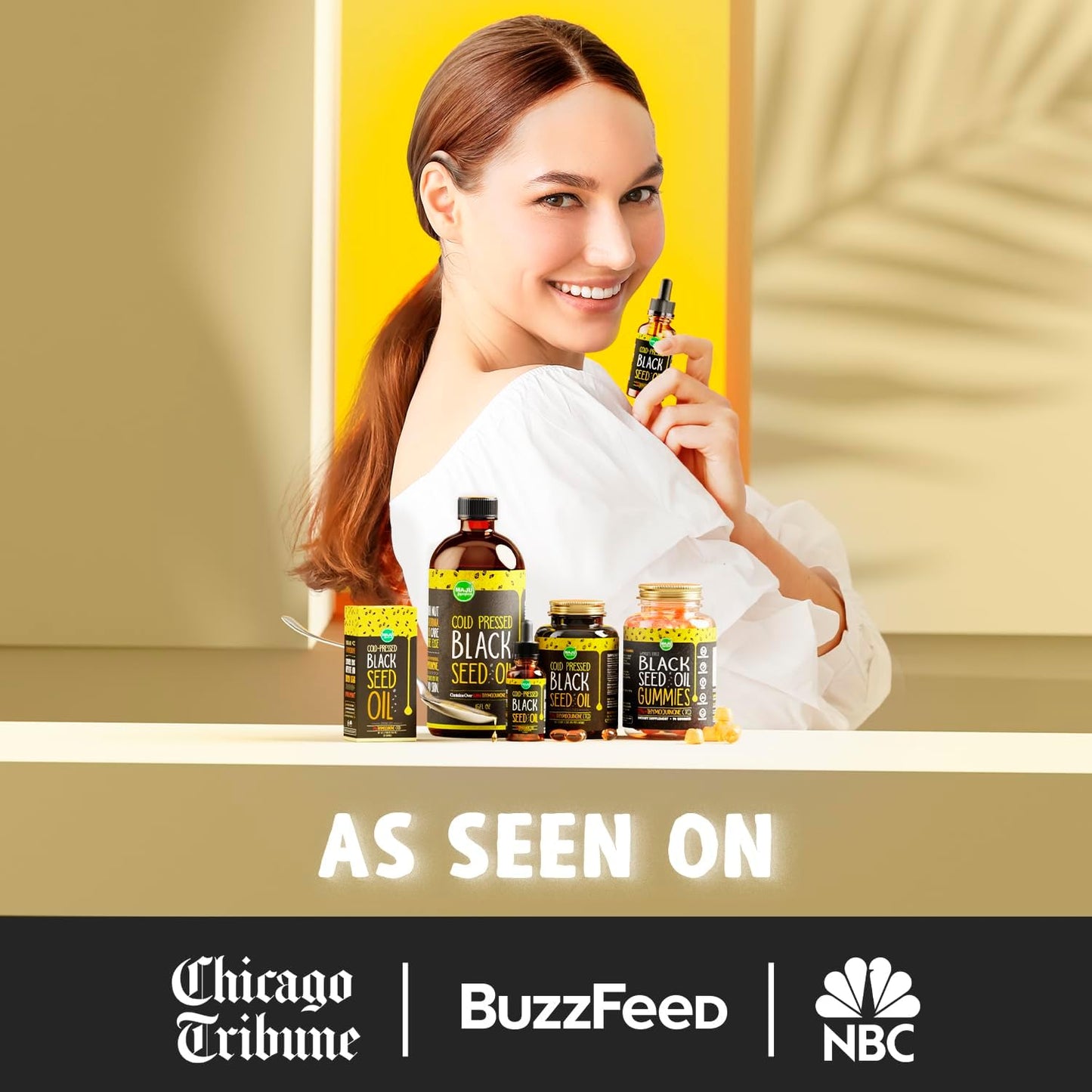 Maju Superfoods Black Seed Oil Bundle - Gummies, Capsules, & Liquid - 3-in-1 Pack