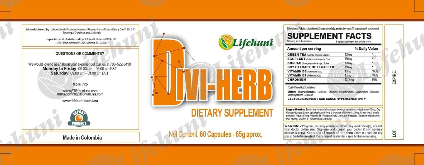 Maka LH Supplement with Diviherb for Hormone Balance and Wellness