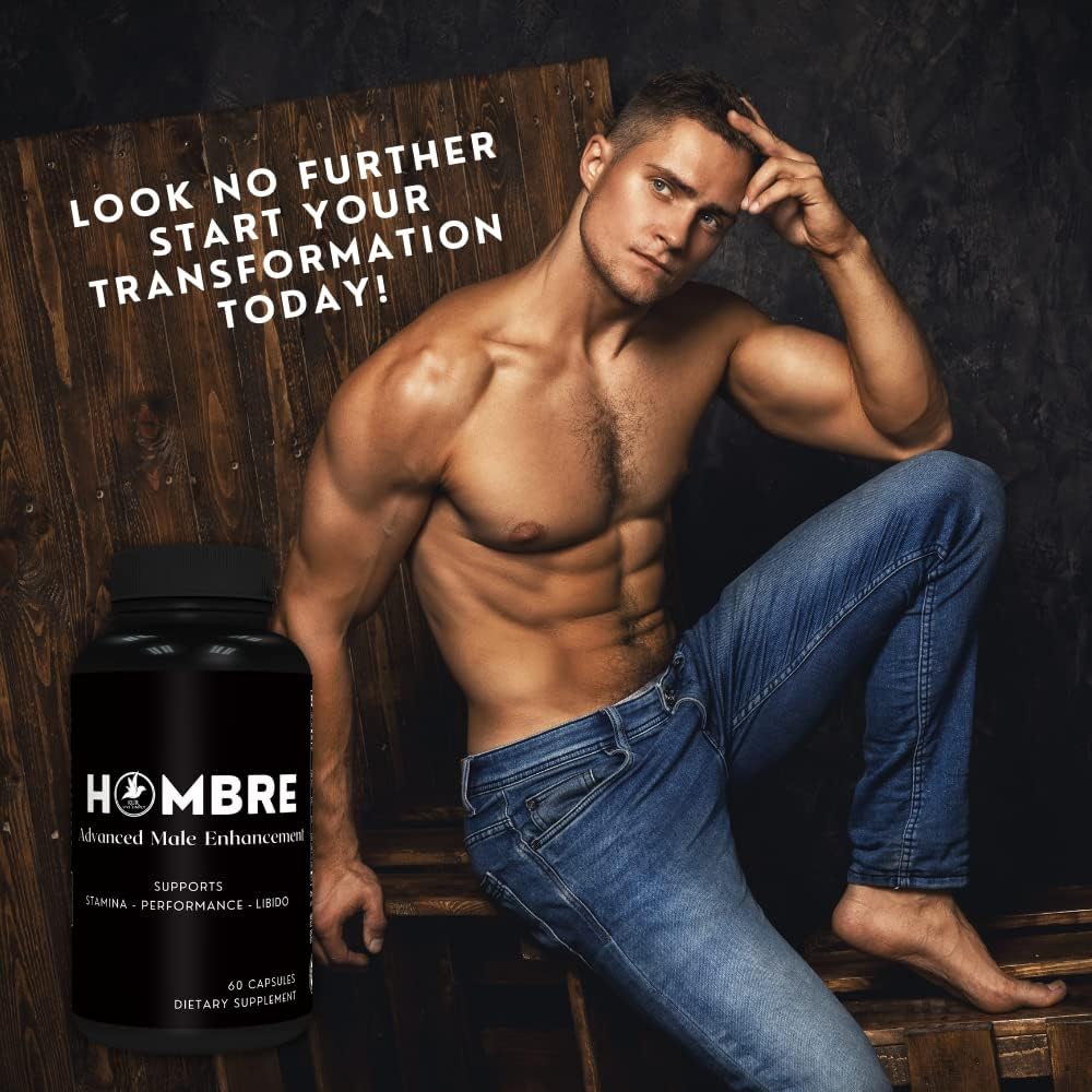 Male Enhancing Supplement for Muscle Growth and Performance - Enlargement Pills for Men - Increase Size, Strength, Stamina - 60 Capsules - KUR Live Simply Hombre