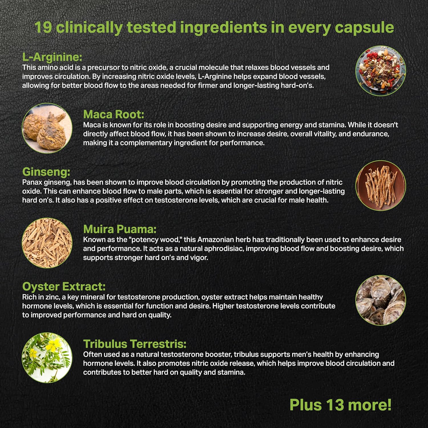 Male Erection Plus Pills for Fast Acting Performance & Sensitivity - 60 Tablets