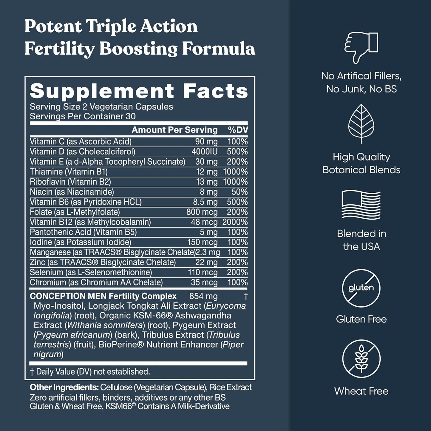 Male Fertility Booster & Prenatal Supplement with 9-in-1 Liver Support Bundle for Him