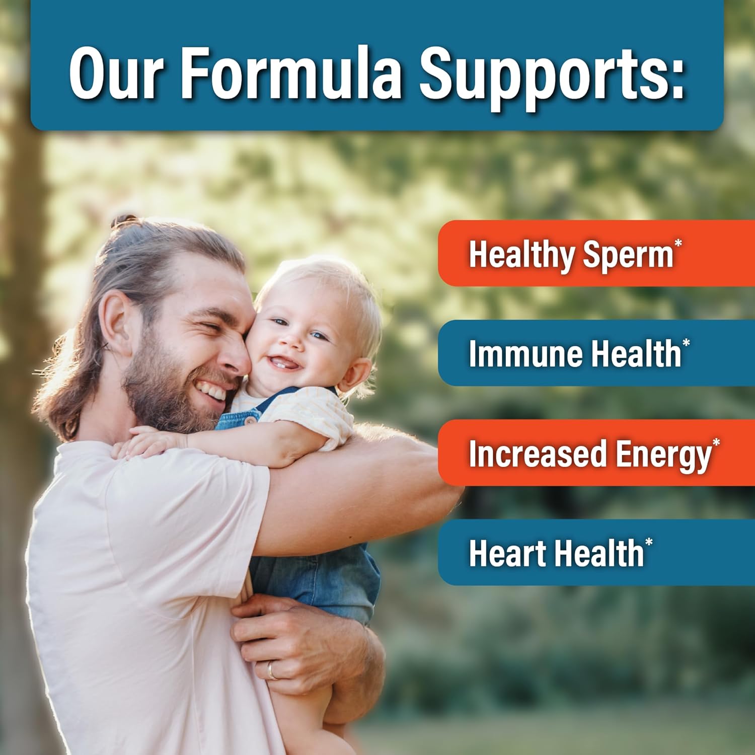 Male Fertility Supplement with L-Carnitine and L-Arginine for Optimal Sperm Count and Volume - 1 Month Supply of Powder - Preconception Formula