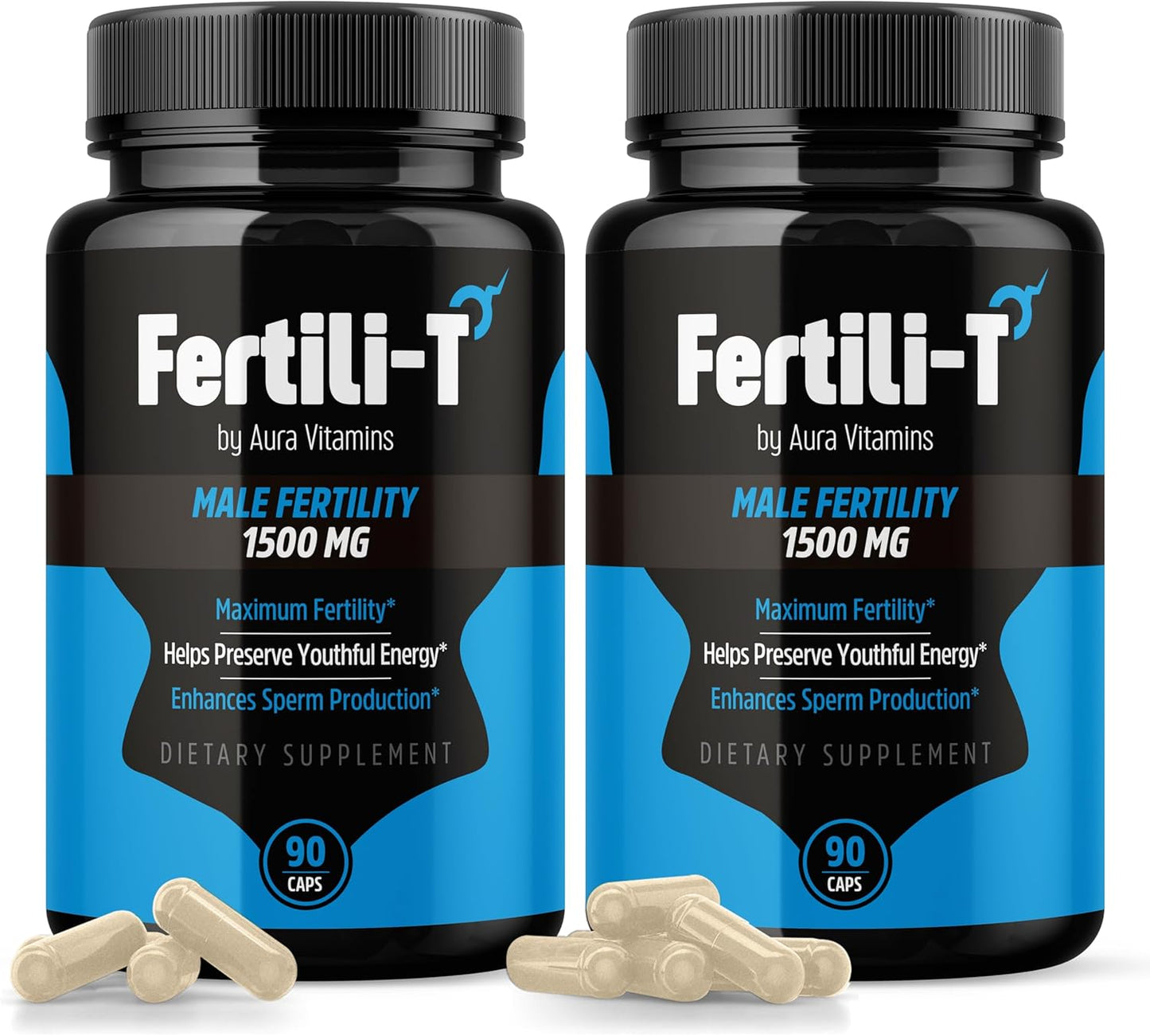 Male Fertility Support Supplement | 1500 MG | Boost Sperm Health & Energy | 90 Capsules | Natural Fertility Booster