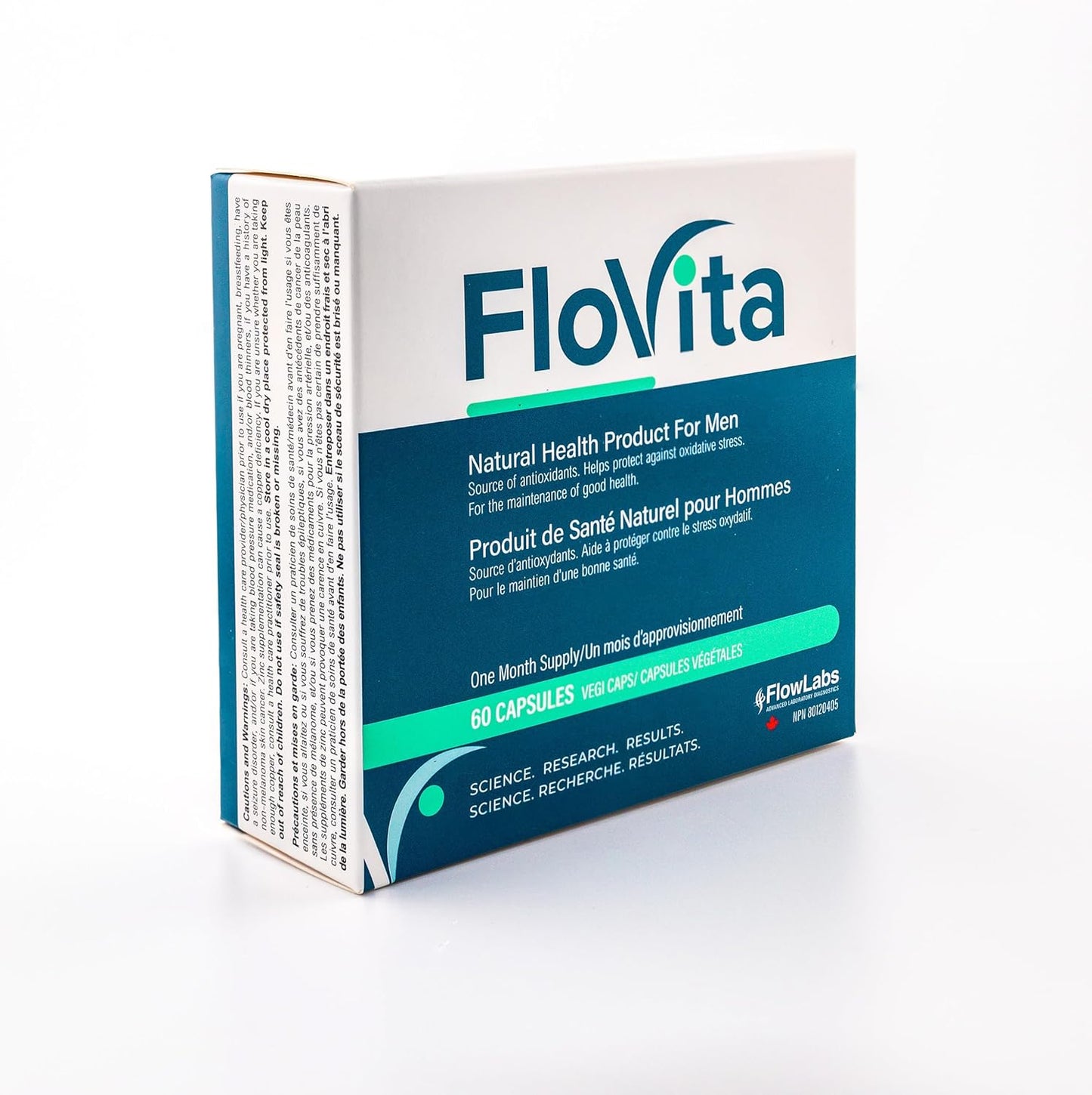Male Fertility Support Supplement with CO-Q10, L-Carnitine, Vitamin E - 60 Capsules by FloVita