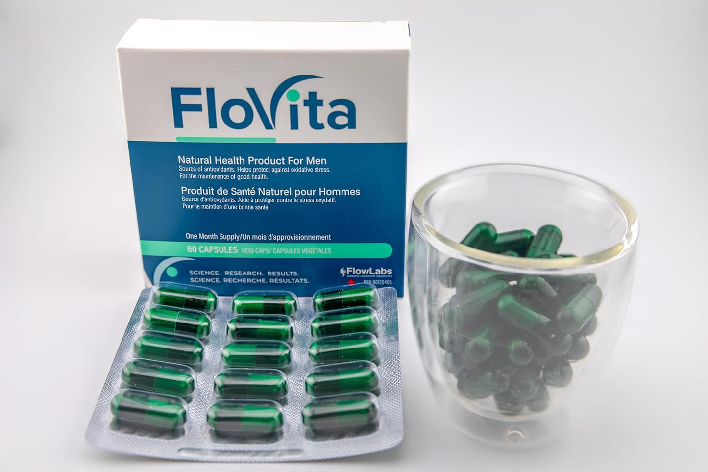 Male Fertility Support Supplement with CO-Q10, L-Carnitine, Vitamin E - 60 Capsules by FloVita