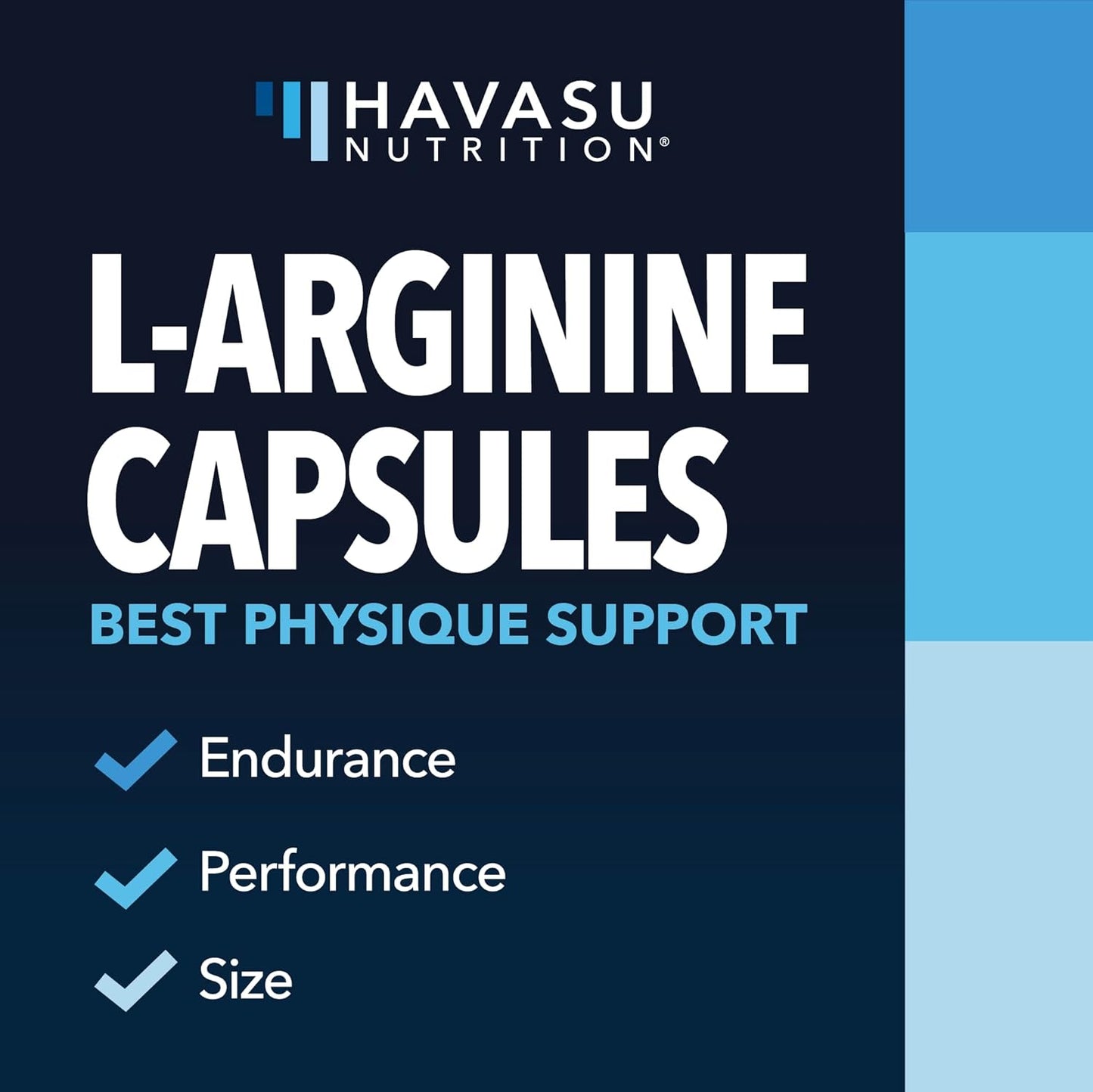 Male Health Supplement Bundle: HAVASU NUTRITION L Arginine & Horny Goat Weed for Performance & Endurance