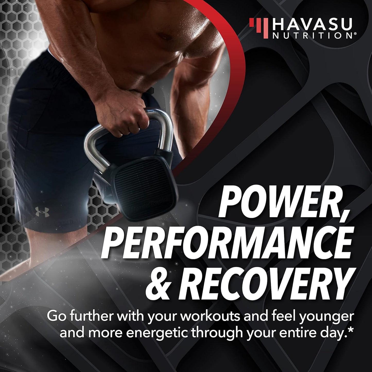 Male Health Supplement Bundle: HAVASU NUTRITION L Arginine & Horny Goat Weed for Performance & Endurance