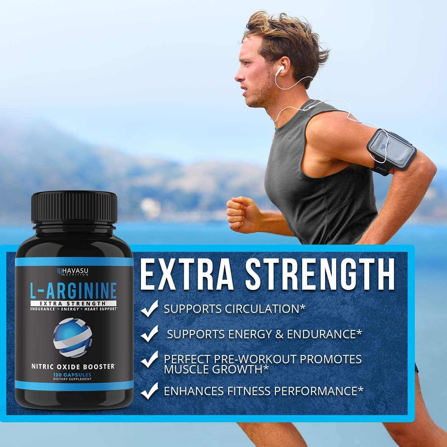 Male Health Support: L-Arginine and Saw Palmetto Capsules for Prostate & Performance - 120 L-Arginine, 100 Saw Palmetto
