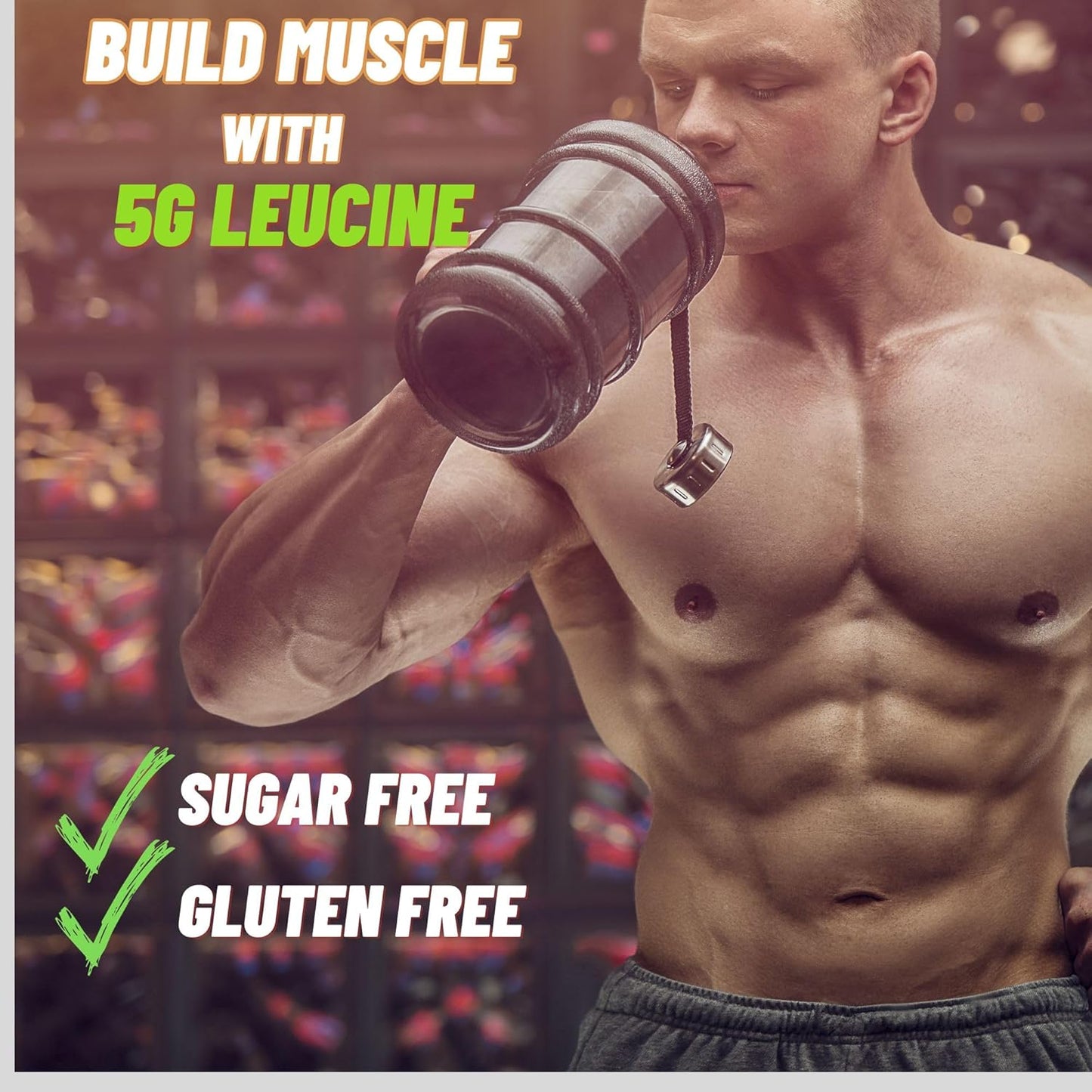 Mammoth Labs BCAA Muscle Recovery Drink with Amino Acids, Collagen, Leucine, Beta Alanine, Carnitine - Sugar & Caffeine Free