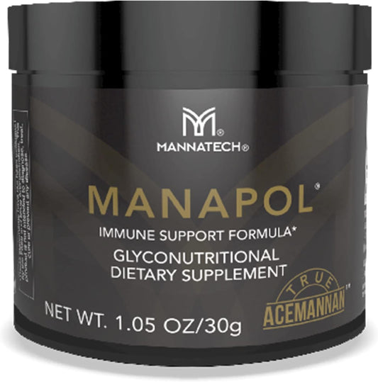 Manapol Aloe Vera Powder Prebiotic Supplement for Immune Support & Digestive Health - 1.05oz/30g